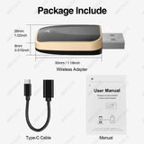 2-in-1 Wireless CarPlay Android Auto Adapter Dongle CarPlay Adapter AKAMATE
