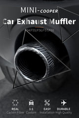 Carbon Fibre Exhaust Pipe Tip for Mini Cooper F Series Car Interior Accessory OEM