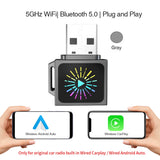 Mini Wireless CarPlay Android Auto Adapter Dongle