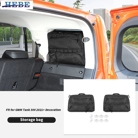 Durable Oxford Cloth Side Storage for GWM Tank 300 Car Interior Accessory HEBE