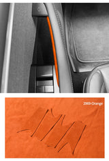 For Tesla Model 3 Model Y Door Inner Handle Trim Frame Decorative Sticker Car Interior Tuning Accessories Made of Alcantara