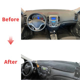Polyester Dashboard Sunshade Cover for Hyundai Elantra 2007-2010 Dashboard Mat CATUSIKI