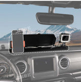 Center Console Storage with Stand for Jeep Wrangler JL 2018-2023
