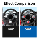 Steering Wheel Button Covers for Mini Cooper R50 R61 Car Interior Accessory GMUNI