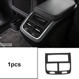 Rear AC Outlet Carbon Fiber Frame for Volvo XC60 18-23 Car Interior Accessory LINGLUYANG