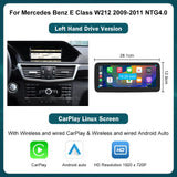 12.3 Inch Wireless CarPlay Android Auto Screen for Mercedes E-Class