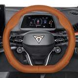 Ultra-Thin Breathable Leather Wheel Cover for Cupra