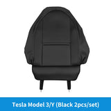 Leather Seat Back Protector Kick Mats for Tesla 3 Y