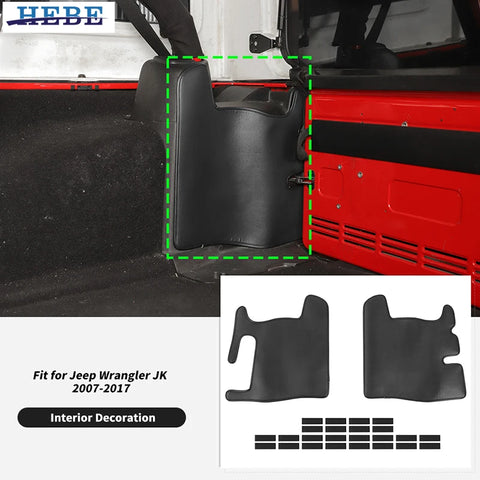 Tailgate Side Mats for Jeep Wrangler JK 4-Door Car Interior Accessory OEM