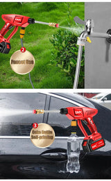 Cordless High Pressure Car Wash Washer Gun 40WH/80WH Electric Water Gun Machine