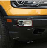 Front Fog Lamp Decoration Cover for Ford Bronco Sport