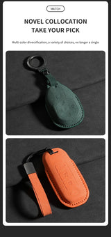 Car Remote Key Case Cover For Trumpchi GAC GS3 GS5 GS6 S7 S9 Empow J11 J12 J13 J14 J15 J16 Suede Car Key Bag Protecter Keychain