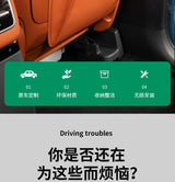 For Li Lixiang L6 L7 L8 L9 Ideal MEGA Car Seat Back Magnetic Suction Garbage Storage Bag Car Seat Back Storage Bag OEM