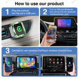 Wireless CarPlay Adapter for OEM Android Auto Cars