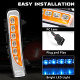 DRL Daytime Light Dual Color for Ford Edge 2012 Car Interior Accessory MAGIC COLORM
