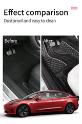 Custom Floor Mats Waterproof Liners for Tesla Model 3 Car Interior Accessory GMUNI