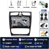 Android 15 2K QLED Head Unit for Mercedes-Benz C-Class 2005–2009