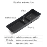 Center Console Storage Box for BYD Dolphin Car Central Lower Layer Storage Tray Organizer Accessories Black Center console bo