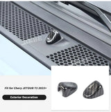 Wiper Nozzle Cover Carbon Fiber for Chery Jetour T2 2023+ Car Interior Accessory HEBE
