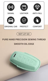 Leather car remote key case for 3 Great Wall models Car Interior Accessory OEM