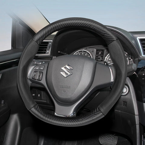 Breathable Carbon Fiber Leather Wheel for Suzuki Car Interior Accessory Hocasen