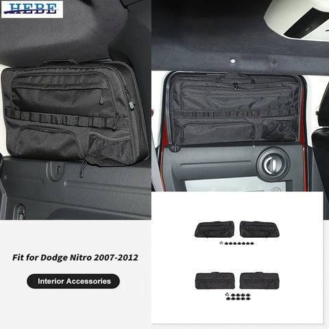 Dodge Nitro Trunk Side Storage Bag 2007-2012 Car Interior Accessory HEBE