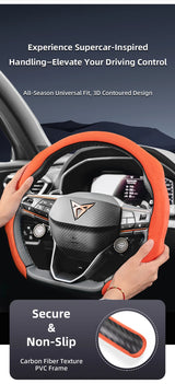 Premium Suede Snap-On Cover for Cupra Models Car Interior Accessory Hocasen