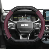 Carbon Fiber Steering Wheel Cover for Dacia Models