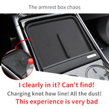Smabee Anti Dirt Pad for Xpeng G9 Mobile Wireless Charging Anti-Slip Mats Interior Accessories Black Car Interior Accessory |