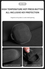 Suede Car Key Case Cover for Jetour T2 Traveler 2023, 2024