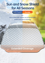 For Toyota Hilux Corolla Avensis Prado Fortuner RAV4 CHR Car Front Windshield Sunshade Prevention Snow Shield