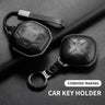 Leather Car Key Case Cover Shell For Chery Jetour Genesis X90 X70 X95 Traveller T2 Dashing X-1 Plus DTC IDM Protection Keychain