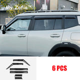 For Chery Jetour T1 2024 2025 2026 Car Side Window Wind Deflectors Weather Vent Visors Exterior Sun Wind Rain Shield Accessor