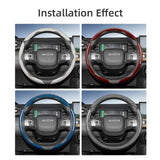 Carbon Fiber Steering Wheel Cover for Aion Y Plus Car Interior Accessory Hocasen