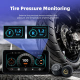Motorcycle GPS with CarPlay TPMS for Universal Moto