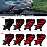 LED Rear Bumper Light Turn Signal for Toyota Highlander 2020 2021 LED Ambient Light MAGIC COLORM