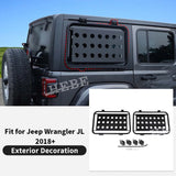 Rear Window Rack for Jeep Wrangler JL 4-Door 18+ Car Interior Accessory HEBE