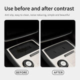 Volvo EX90 2026 2025 Car Anti Dirt Pad Mobile Wireless Charging Anti-Slip Mats Interior Accessiories Black