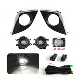 LED Fog Lamp Assembly DRL for Toyota Corolla 2014-2016 LED Ambient Light MAGIC COLORM LED Chip White
