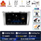 2K QLED Android Head Unit with Wireless CarPlay for Camry XV40
