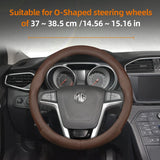 Breathable Leather Steering Wheel Cover for MG Models
