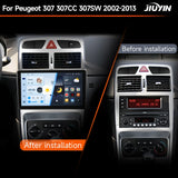 9-Inch Touchscreen Android Head Unit for Peugeot 307 2003–2012 Android Head Unit JIUYIN