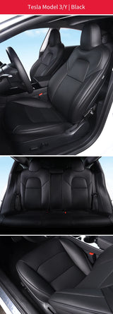 Waterproof PVC Seat Covers Full Set for Tesla Model 3 Y