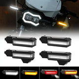 Emark Motorcycle LED Turn Signal Light For BMW F800 R1200GS F650GS Front Indicator Blinker Lamp 12V Led Rear Red Brake Light