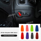 Headlight Switch Decoration Cover for Dodge Charger Car Interior Accessory HEBE