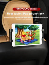 Rear Seat Headrest Tablet Mount with Hook for Volvo Car Interior Accessory LINGLUYANG