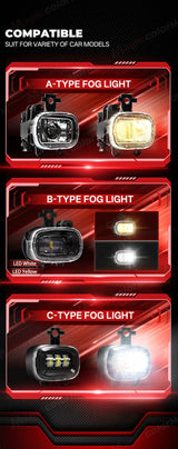 LED Fog Lamps DRL Assembly for Nissan NAVARA NP300 2020 Car Interior Accessory MAGIC COLORM