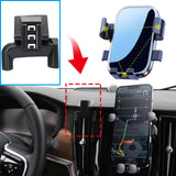 Smart Wireless Fast Charging Phone Mount for Volvo S90 V90 2016–2025 Car Phone Holder CATUSIKI
