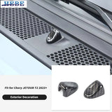 Wiper Nozzle Cover Carbon Fiber for Chery Jetour T2 2023+ Car Interior Accessory HEBE