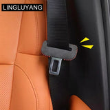 Universal Suede Seat Belt Buckle Pads for Car Trim Car Interior Accessory LINGLUYANG